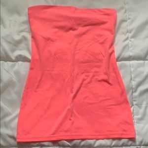 Neon Pink Tube Top